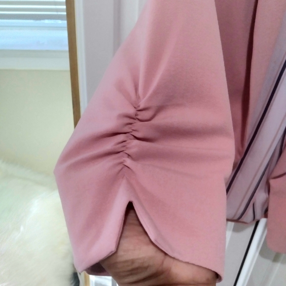 One by Chapter One Open Front Jacket Pink Sz M/M - Picture 5 of 9